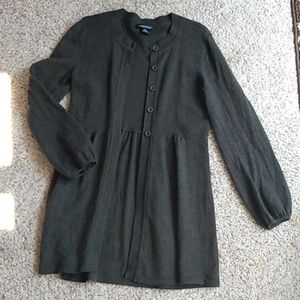 Avellini merino wool cardigan Medium